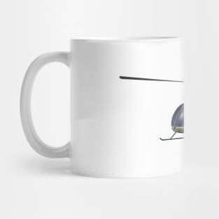 Light Green and Yellow Helicopter Mug